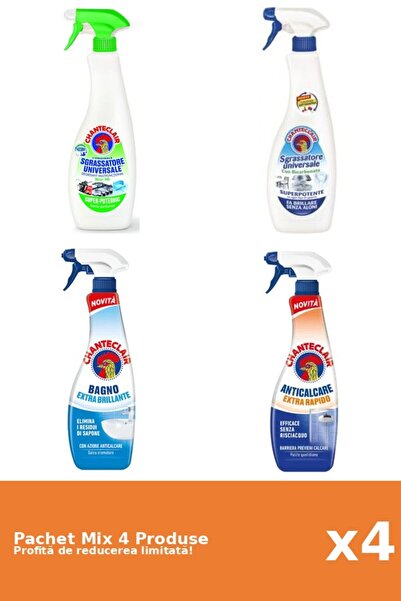 Chanteclair Set of 4 Chanteclair Mix: 2 Degreaser, 2 Anti-limescale
