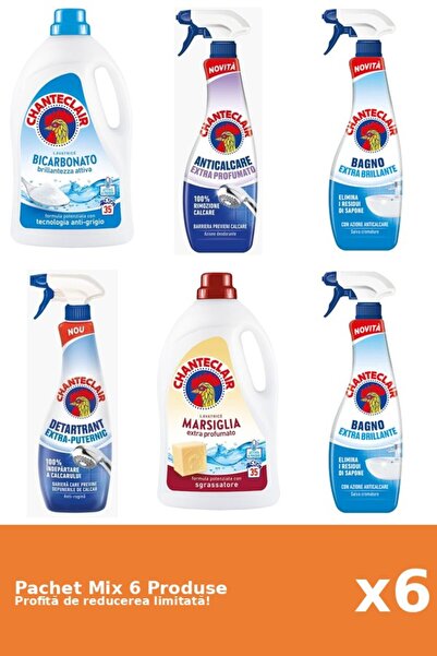 Chanteclair Set 6 Mix Chanteclair: 2 Detergent, 4 Anticalcar