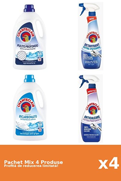 Chanteclair Set 4 Mix Chanteclair: 2 Detergent, 2 Anticalcar