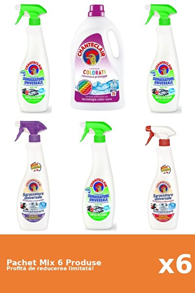 Chanteclair Set 6 Mix Chanteclair: 5 Degresant, 1 Detergent