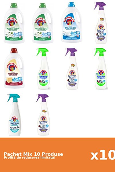 Chanteclair Set 10 Mix Chanteclair: 4 Detergent, 6 Degresant