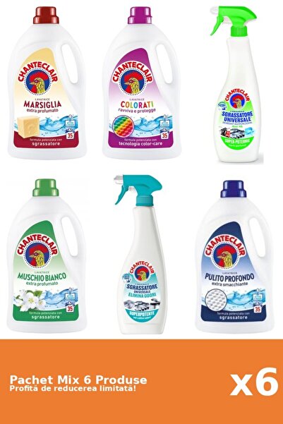 Chanteclair Set 6 Mix Chanteclair: 4 Detergent, 2 Degresant