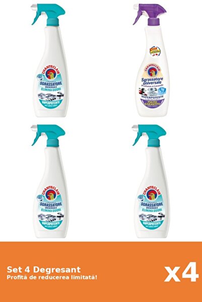 Chanteclair Set 4 Degresant Chanteclair: 3xAntiMiros, 1xMosc Alb