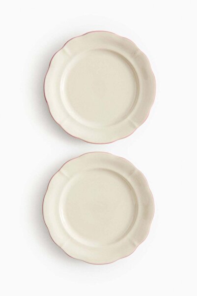 H&M عبوة من طبقين للعشاء من الخزف الحجري