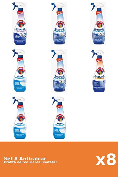 Chanteclair Set of 8 Chanteclair Anti-limescale: 1xScented, 3xStrong, 3xClass...