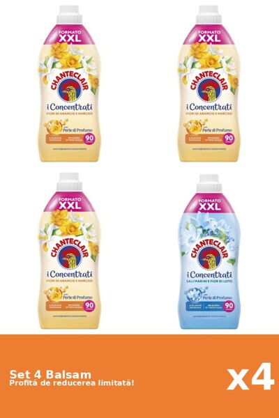 Chanteclair Set 4 Balsam Chanteclair: 3xOrange, 1xLotus