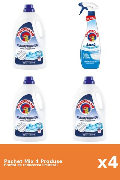 Chanteclair Set 4 Mix Chanteclair: 3 Detergent, 1 Anticalcar