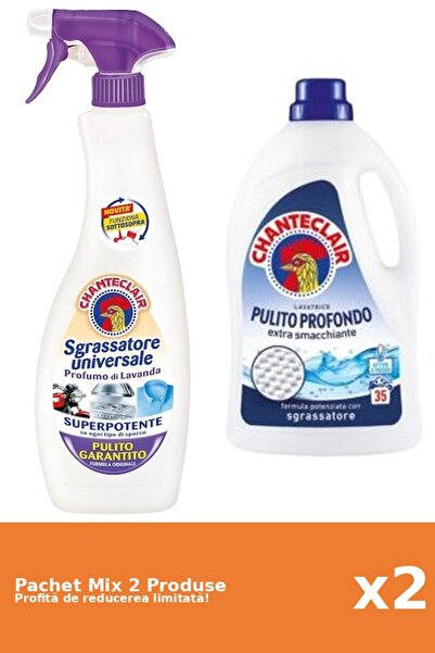 Chanteclair Set 2 Chanteclair Mix: 1 Degreaser, 1 Detergent