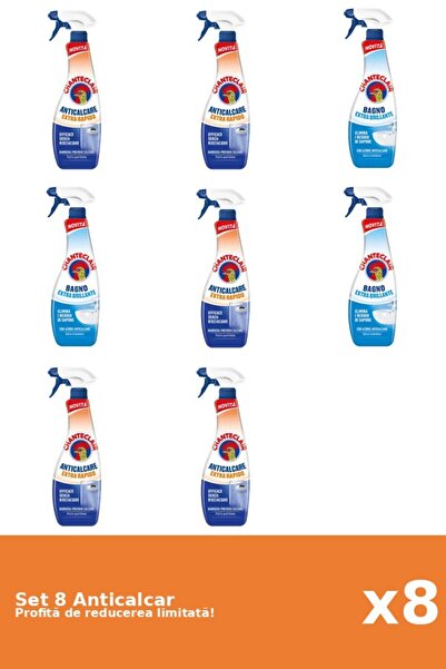 Chanteclair Set of 8 Chanteclair Anti-limescale: 5xRapid, 3xClassic