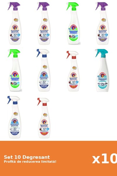 Chanteclair Set 10 Degresant Chanteclair: 3xMosc Alb, 2xLamaie, 2xBicarbonat,...