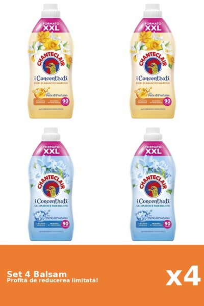Chanteclair Set 4 Balsam Chanteclair: 2xOrange, 2xLotus