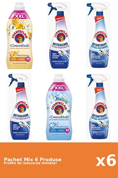 Chanteclair Set of 6 Chanteclair Mix: 2 Conditioner, 4 Anti-limescale