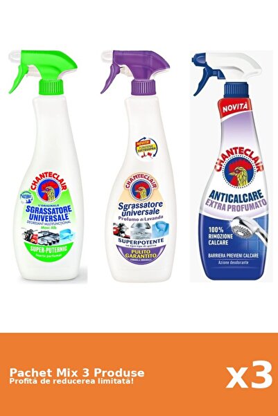 Chanteclair Set 3 Mix Chanteclair: 2 Degresant, 1 Anticalcar