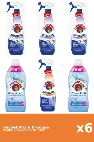 Chanteclair Set 6 Mix Chanteclair: 4 Anticalcar, 2 Balsam