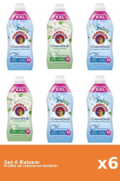 Chanteclair Set 6 Balsam Chanteclair: 4xLotus, 2xMosc Alb