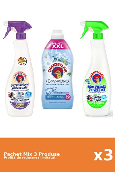 Chanteclair Set 3 Chanteclair Mix: 2 Degreaser, 1 Conditioner