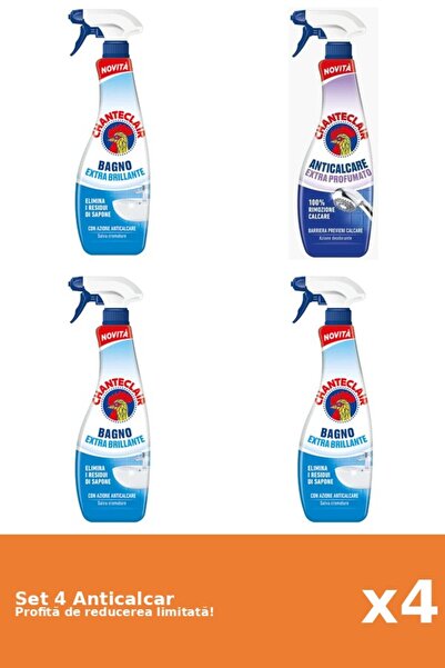 Chanteclair Set of 4 Chanteclair Anti-limescale: 3xClassic, 1xScented