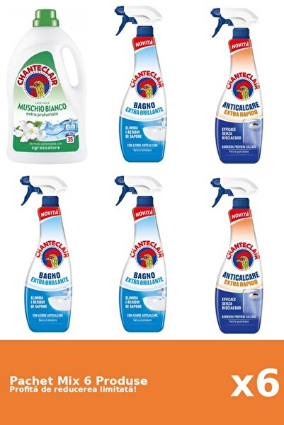 Chanteclair Set 6 Mix Chanteclair: 1 Detergent, 5 Anticalcar