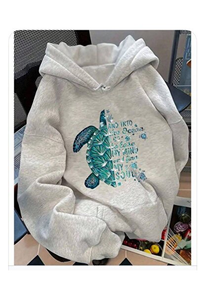 COZYWEAR هودي بقلنسوة للجنسين بمقاس كبير، عالي الجودة، مطبوع، مريح للارتداء ا...