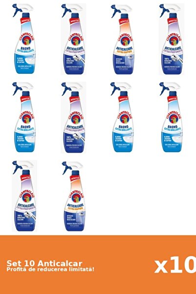 Chanteclair Set 10 Anticalcar Chanteclair: 4xClasic, 4xParfumat, 2xRapid