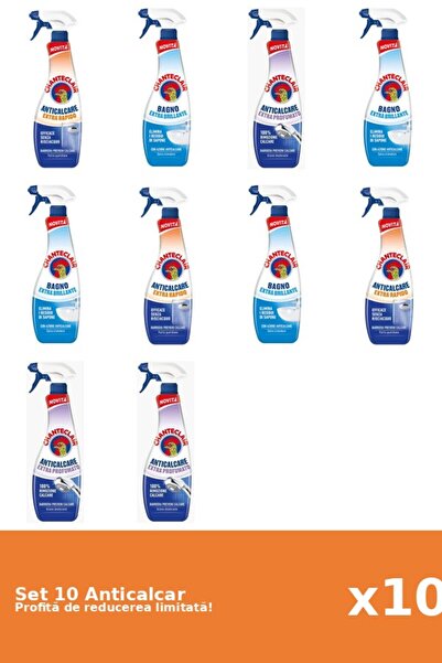 Chanteclair Set 10 Anticalcar Chanteclair: 3xRapid, 4xClasic, 3xParfumat