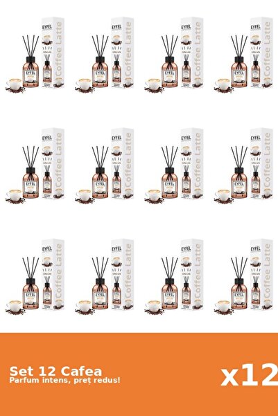 Eyfel Set of 12 Coffee Air Freshener, 120 ml