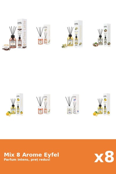 Eyfel Set 8 Mix Variat: 6 arome