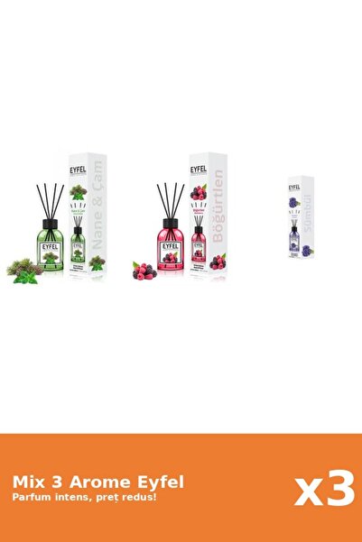 Eyfel Set 3 Mix Eyfel: 1x Fructe De Padure, 1x Pin Si Menta, 1x Zambile