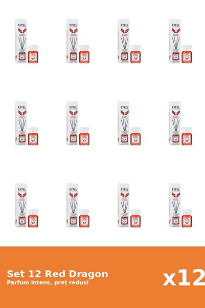 Eyfel Set 12 Odorizant Red Dragon, 120 ml