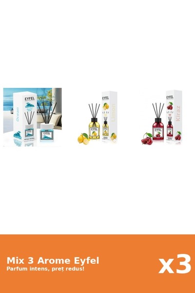 Eyfel Set 3 Mix Eyfel: 1x Cirese, 1x Lamaie, 1x Ocean