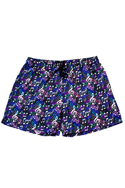 OBJE Men's Digital Musical Printed Shorts