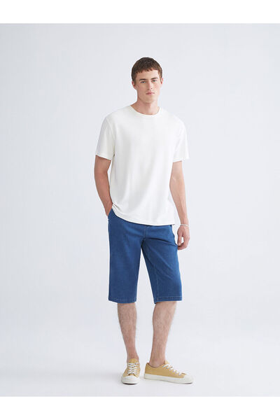 LC Waikiki Ανδρικό τζιν σορτς Vizyon New Season με άνετη εφαρμογή