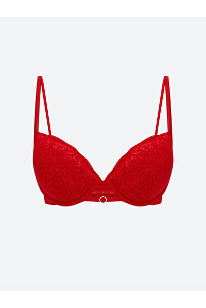 LC Waikiki Özmarka New Season Underwire Non-Padded Lace Fancy T-Shirt Bra