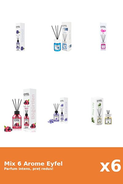 Eyfel Set 6 Mix Variat: 6 arome