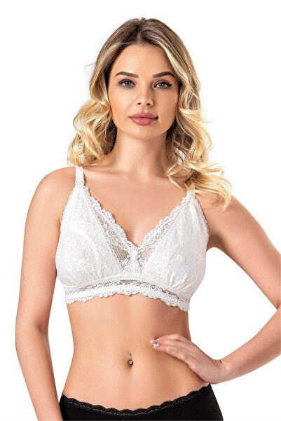 OBJE Women's Ecru Lace Pack Maternity Bra