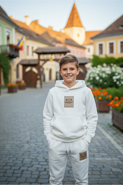 YusGos Unisex Children's Hooded 100% Cotton Tracksuit Set (3-15 Years)