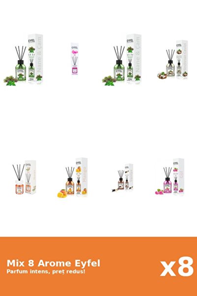 Eyfel Set 8 Mix Variat: 7 arome