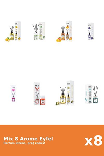 Eyfel Set 8 Mix Variat: 8 arome