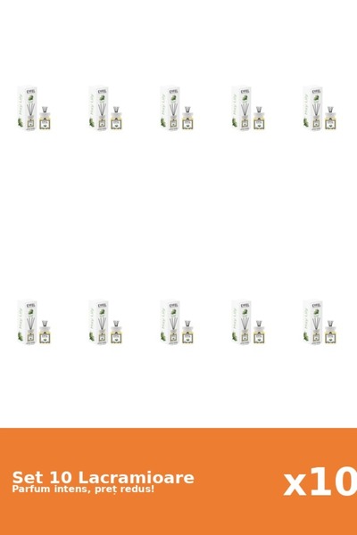 Eyfel Set 10 Odorizant Lacramioare, 120 ml
