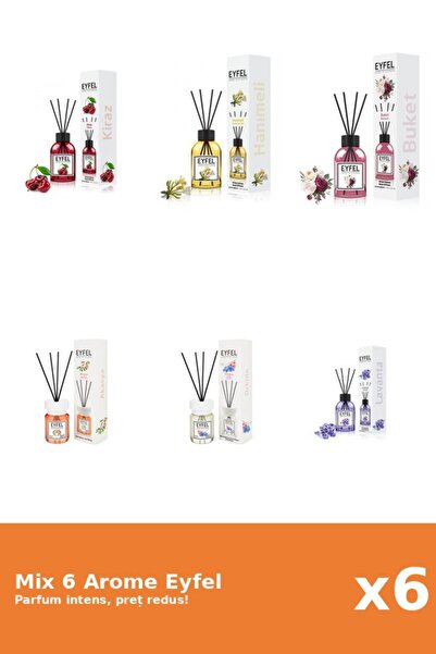 Eyfel Set 6 Mix Eyfel: 1x Acacia, 1x Bouquet, 1x Cirese, 1x Lavanda, 1x Mana ...