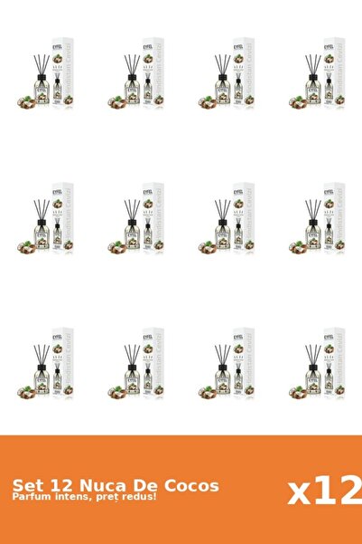 Eyfel Set 12 Odorizant Nuca De Cocos, 120 ml