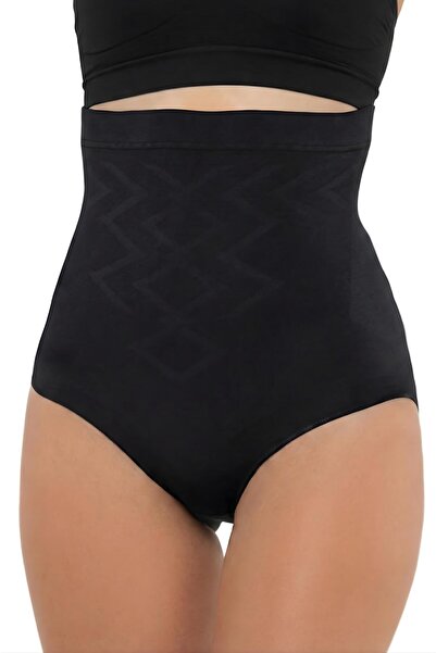 OBJE Women's Black Underbust Agrafl Slip Corset