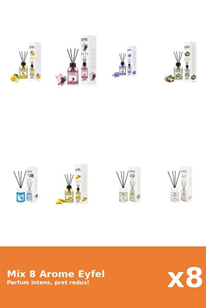 Eyfel Set 8 Mix Variat: 8 arome