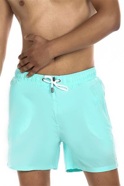 OBJE Men's Mint Pocketed Swim Shorts