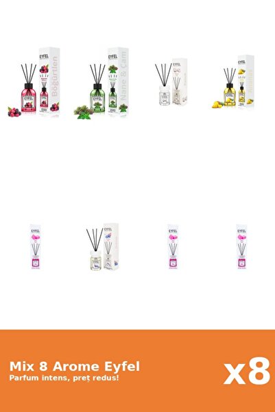 Eyfel Set 8 Mix Variat: 6 arome