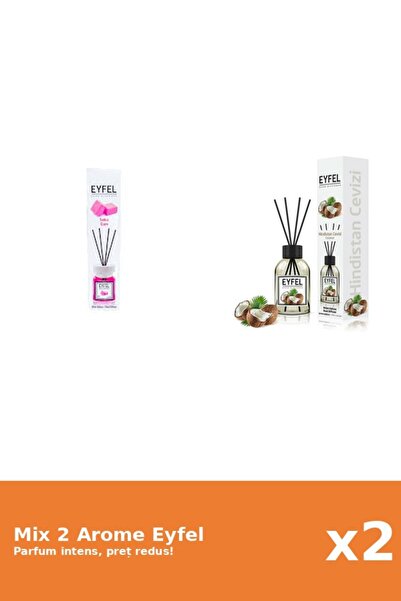 Eyfel Set 2 Mix Eyfel: 1x Bubble Gum, 1x Nuca De Cocos