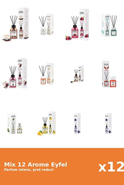 Eyfel Set 12 Mix Variat: 11 arome