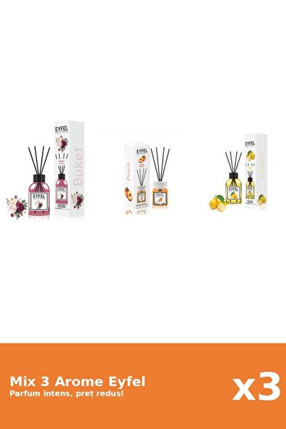 Eyfel Set 3 Mix Eyfel: 1x Bouquet, 1x Lamaie, 1x Piersica