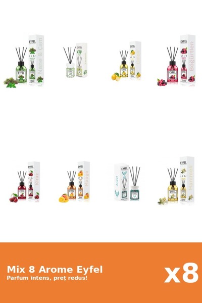 Eyfel Set 8 Mix Variat: 8 arome