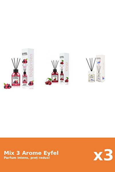 Eyfel Set 3 Mix Eyfel: 1x Cirese, 1x Fructe De Padure, 1x Orhidee